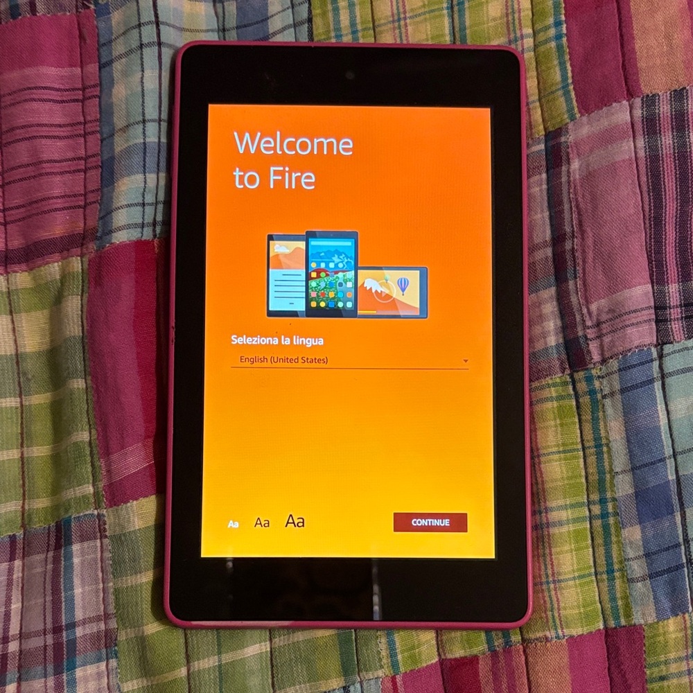 Amazon Fire Tablet -  Pink Edition